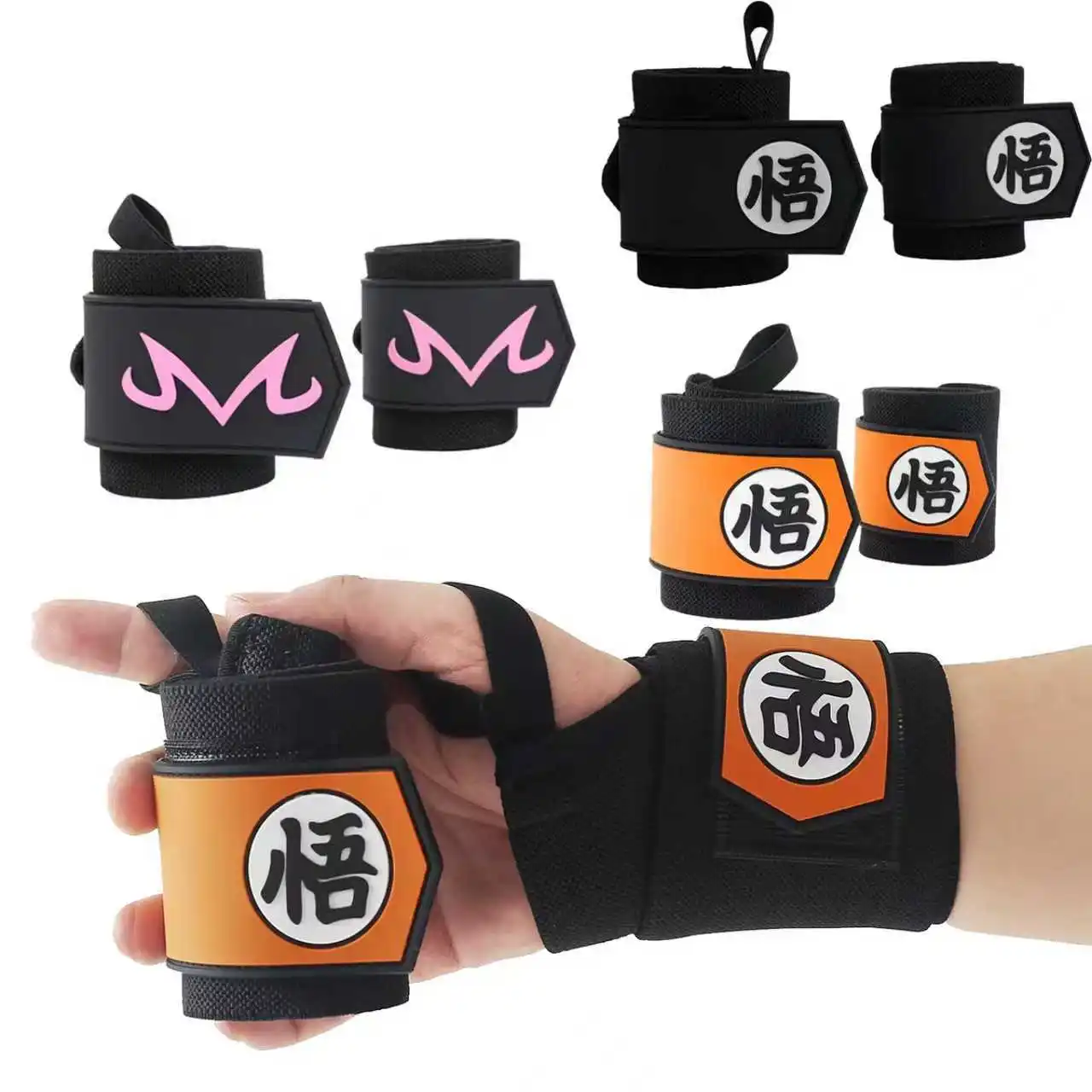 Wrist Wraps Weightlifting Support - زوج واحد من أربطة المعصم الرياضية