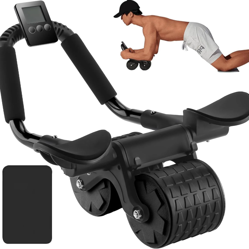 كوع دعم الارتداد التلقائي عجلة - مراجعة Ab Roller Wheel With Elbow Support وسعره